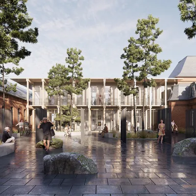 Médiathèque au Crotoy - BplusB architectures (2025)