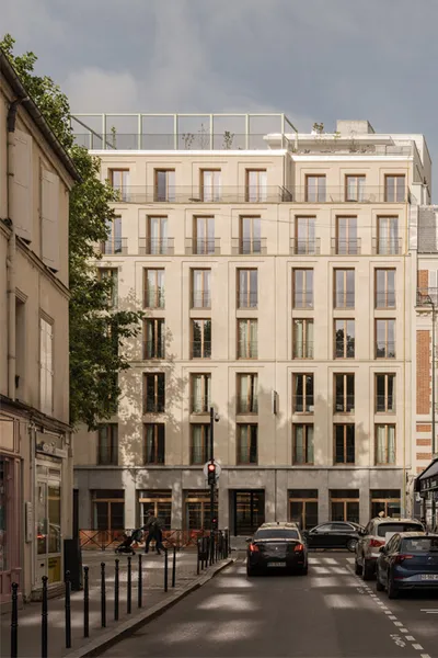 Hôtel TRIBE à Clichy - Neufville-Gayet Architectes (2024)