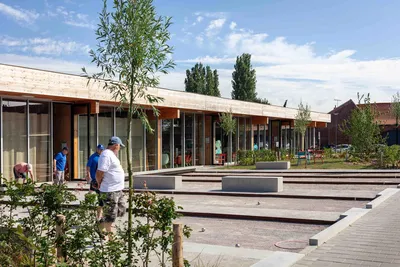 Médiathèque à Cappelle-en-Pévèle - atelier Hart Berteloot (2018)