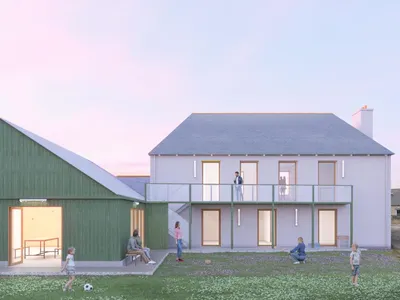 Espace associatif La forge à Laurenan - EEUN Architecture (2027)