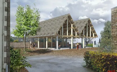 Halle en bois au Bignan - framm architecture, Olivier Pouvreau Architecte (2026)