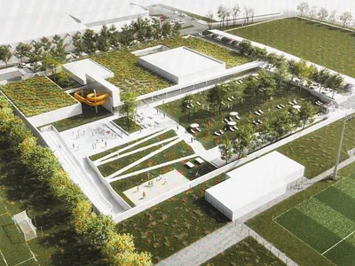 Centre aquatique communautaire à Ploërmel - Jean Guervilly, Françoise Mauffret (2029)