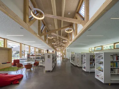 Médiathèque des Vals du Dauphiné au Pont-de-Beauvoisin - Atelier 43 (2023)