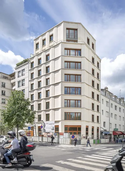 Logements sociaux et local commercial à Boulogne-Billancourt - Atelier Martel (2023)