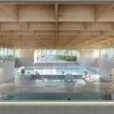 Complexe sportif îlot Kennedy à Lyon - a+ samueldelmas architectes, Tallandier Architectes Associés (2027)