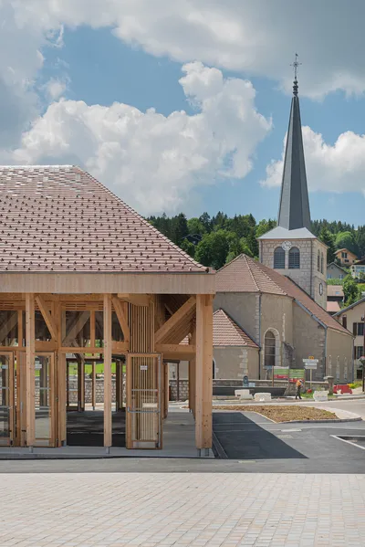 Halle polyvalente à Hopitaux-Neufs - Atelier Lâme (2021)