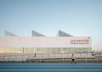 Complexe sportif ZAC du Moulon à Saclay - Jean Guervilly, Françoise Mauffret (2022)