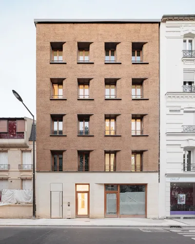 Logements sociaux et commerce à Boulogne-Billancourt - Déchelette Architecture (2023)