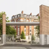 Portique d'entrée du Stade Pelé à Paris - Asné Architecture (2024)